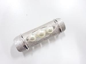 アンティーク　パール　帯留め